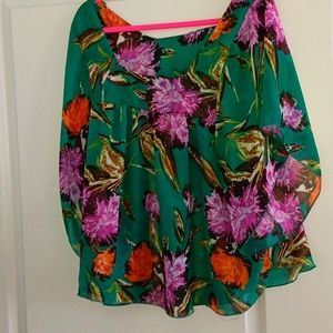 Spring, sheer feminine top